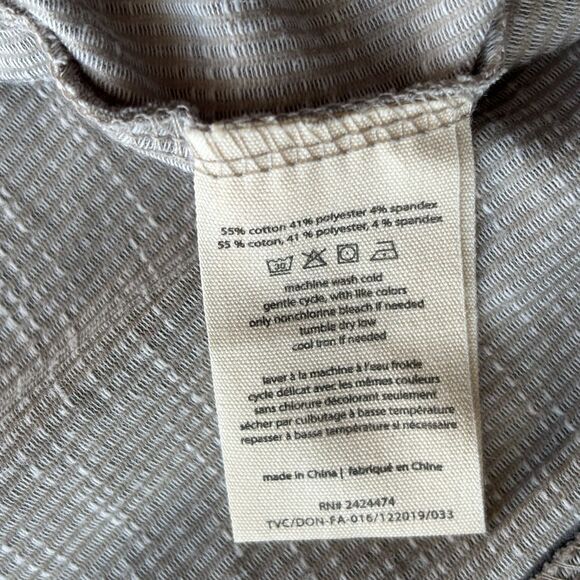 Anthropologie Donni Sandwash Grey Ribbed Cardigan NWT Size OSFA Plus - Picture 12 of 12